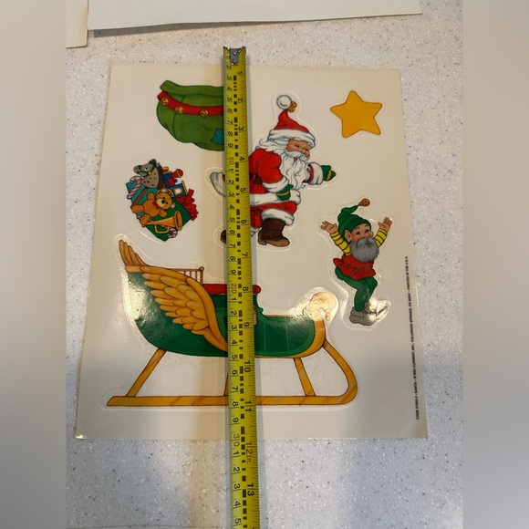 Vintage Christmas Santa Advent Vinyl Clings! 25 pc Window Decor 1993
Current Inc - Picture 13 of 14